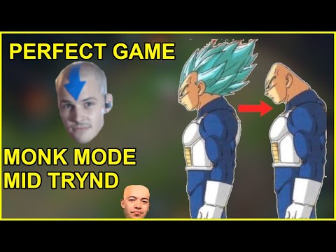 MONK MODE Mid Trynd PERFECT GAME - Yasukeh Highlight