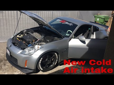 New Cold Air Intake Install On The 350z!!