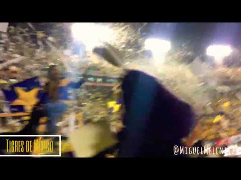 "ESPECTACULAR RECIBIMIENTO | FINAL Apertura 2017| TIGRES-MONTERREY| ESTADIO UNIVERSITARIO" Barra: Libres y Lokos • Club: Tigres