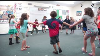Music This Week:  Folk Dancing, and Pre-K Music!