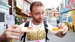 Unique KOREAN STREET FOOD Tour of Gamcheon Cultural Village | Busan, South Korea