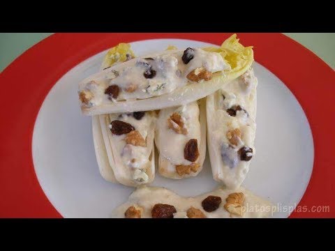 Endivias con roquefort