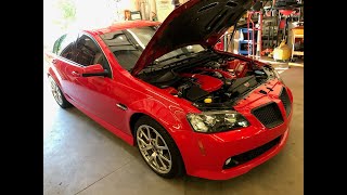Pontiac G8 battery needed replacement.  5 years old!