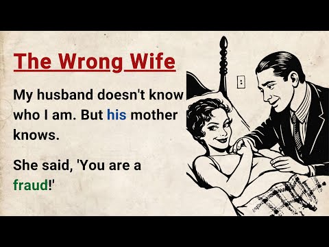 Learn English through Stories Level 3 ⭐ The Wrong Wife - Improve your English | English Audio Story