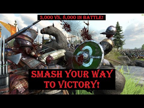 Bannerlord Battle of the Eight Kingdoms, 11,000 troops clash in a titanic slaughter!