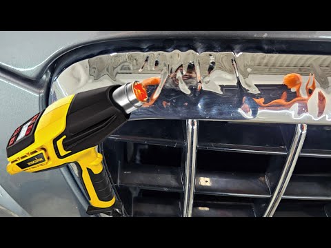 How to Repair Plastic Chrome Grill With Bubbles!