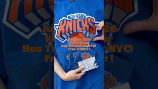 Knicks Fever Has Taken Over NYC! + Free T-Shirt🏀🧡💙|#nyc #newyork #newyorkknicks