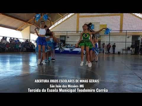 JOGOS ESCOLARES de MINAS GERAIS em São João das MissõesTORCIDA da Escola Municipal Teodomiro Corrêa