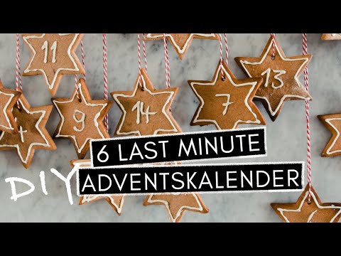 6 DIY last-minute Advent calendars – quick & easy ideas for the very last minute