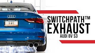 AWE SwitchPath™ Exhaust for the Audi 8V S3