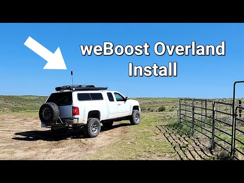 Installing a Cellular Booster on my Truck Camper / weBoost Drive Reach Overland