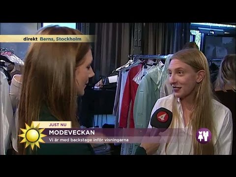 Bakom kulisserna på modeveckan - Nyhetsmorgon (TV4)