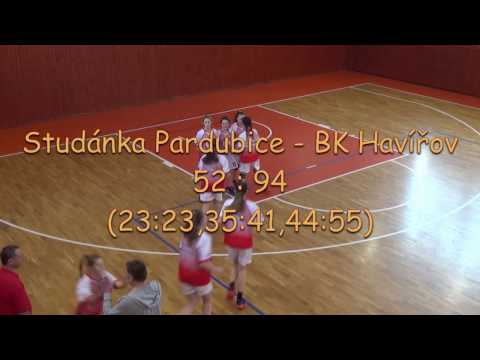 2017 0121 Basket U15 Extraliga U15 Studánka Pardubice - BK Havířov