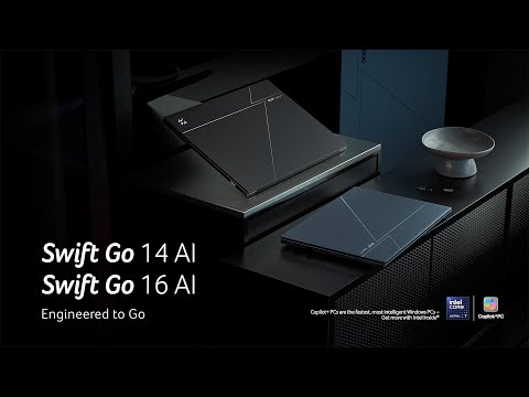 Swift Go 14 and 16 AI | Intel Core Ultra Processors | Acer