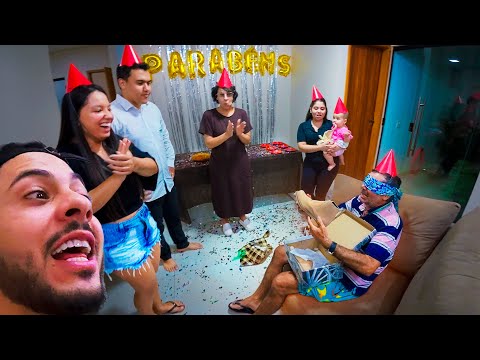 MY DAD'S REACTION TO THE BIRTHDAY SURPRISE😭❤ AND OPENING THE PRESENTS!