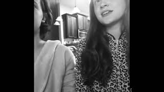 Millie y sadie cantando WHEN I'M GONE