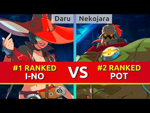 GGST ▰ Daru (#1 Ranked I-No) vs Nekojara (#2 Ranked Potemkin). Guilty Gear Strive