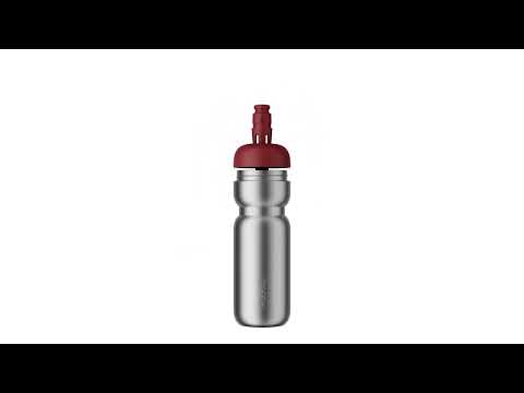 edelstahl trinkflasche pull sport 800 ml