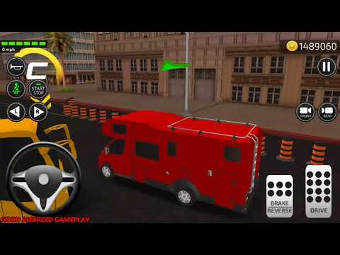 Car Driving Academy 2018 3D - New CAMPER VAN Vehicle Unlocked | Android GamePlay FHD