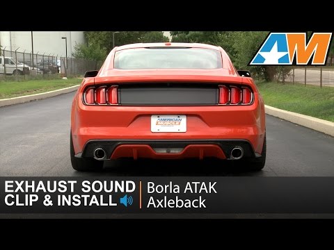 2015-2017 Mustang (EcoBoost) Borla ATAK Axle-back Exhaust Sound Clip & Install