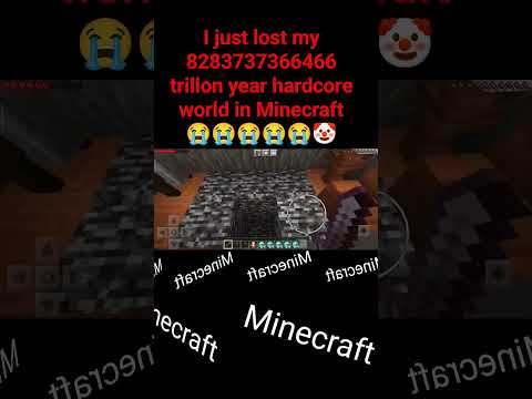 OMG! Lost My Trillion-Year Minecraft World 😭