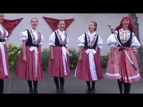 V Babicích na konci - vystoupení folk.souboru Kalina,verbuňk Antonín Žmola