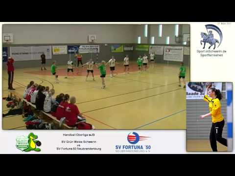 Handball Oberliga wJB 19:26 (11:10) SV Grün Weiss Schwerin vs. SV Fortuna 50 Neubrandenburg