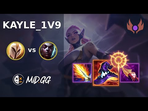 MID.GG: [ kayle_1v9 ] Kayle MID vs Ekko | EUW MASTER | LOL Season 2025