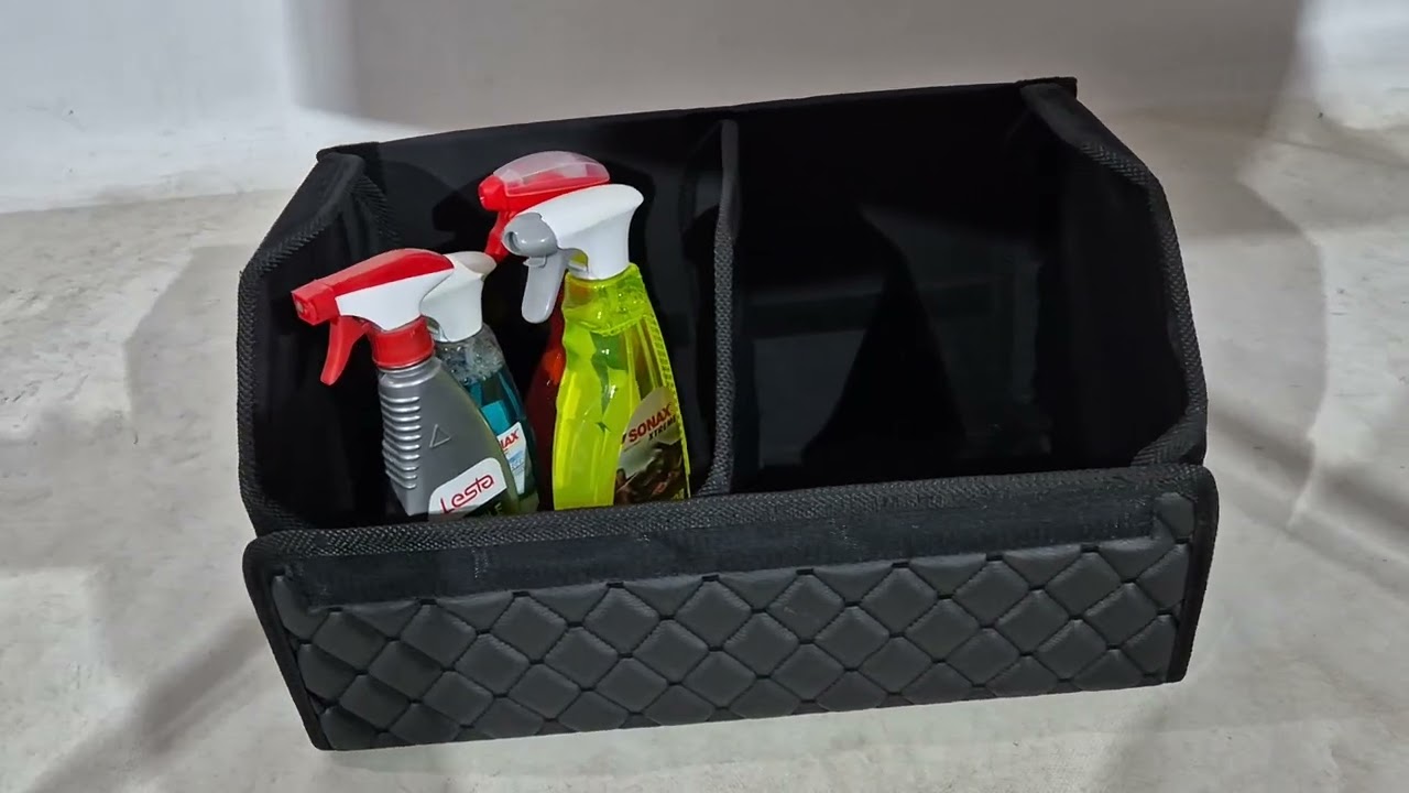 Сумка-органайзер в багажник ECO (50x30x30, Черная) Video 1