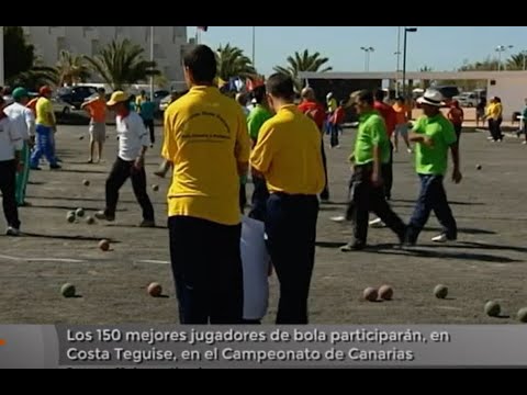 Los 150 mejores jugadores de bola participarán, en Costa Teguise, en el Campeonato de Canarias