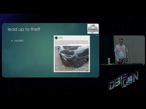 DEF CON 31 Car Hacking Village - How an Auto Security Researcher Had His Car Stolen - Tabor, Tindell