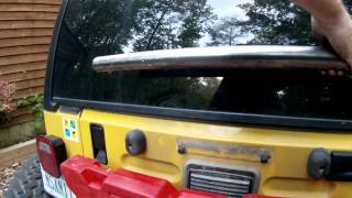 preview picture of video 'Jeep Tire Carrier Fabrication - Part One'