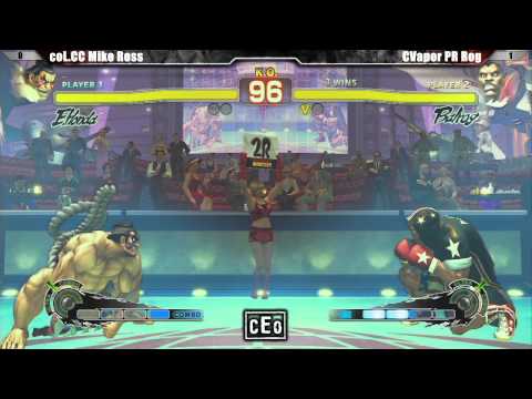 SSF4 AE2012 Top 24 coL.CC Mike Ross vs CVapor PR Rog - CEO 2012 Tournament