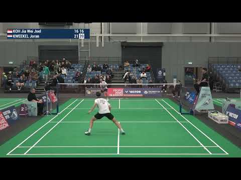 Match point - Jia Wei Joel Koh vs Joran Kweekel - MS, SF - Scottish Open 2024