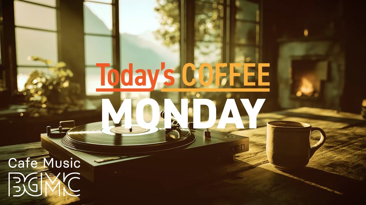 Jazz Relaxing Music ☕ Lakeside Hearth Cafe Jazz - Smooth Piano & Bossa Nova for Monday Work