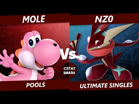 NO CAPS 9/6/19 - Mole (Yoshi, Greninja) vs Nz0 (Greninja) Smash Ultimate Pools