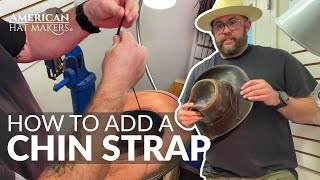 How to add a chin strap to your leather hat!