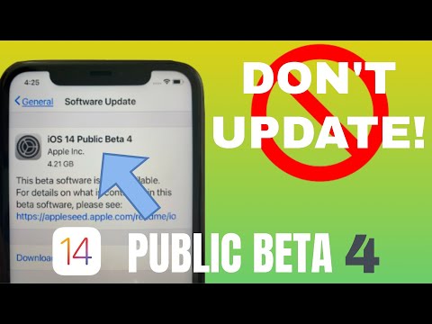 iOS 14 Public Beta 4 - DON’T Update YET!