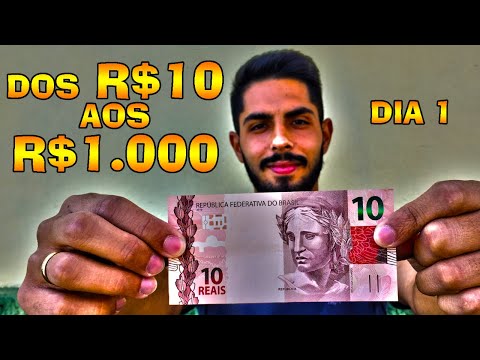 DOS 10 AOS 1000 REAIS! Vendendo na Rua - Dia 1