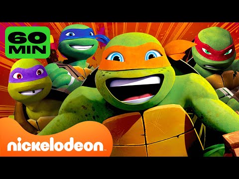 Les Tortues Ninja | 60 MINUTES de Mikey en tant que plus jeune frère ! 🤭 | Nickelodeon France