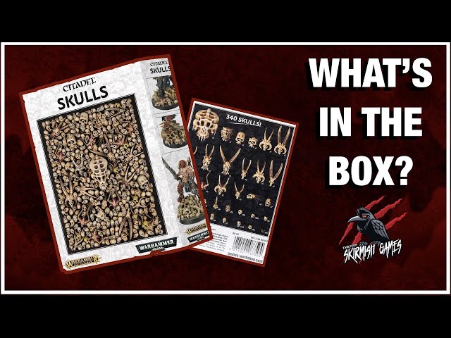 Vídeo relacionado con Games Workshop Citadel - Caja de Cranes/Skulls Negro