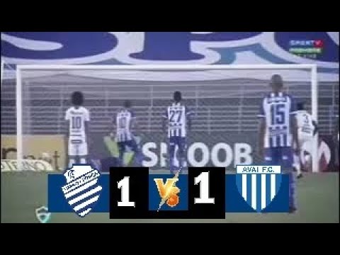 CSA 1 x 1 Avaí/ gols/ Brasileirão série B