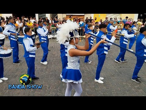 Banda Marcial FANMING no 1º Encontro de Bandas e Fanfarras em Tanquinho - BA 2023