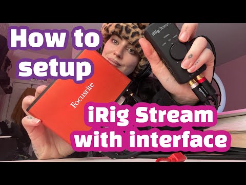How to setup iRig Stream with Interface