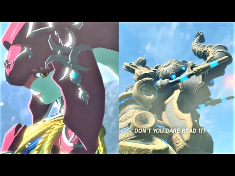 "All Mipha's Secret Dialogue,  Mipha's Diary" Champion Mipha's Song  BREATH OF THE WILD BOTW