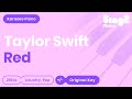 Taylor Swift - Red (Piano Karaoke)
