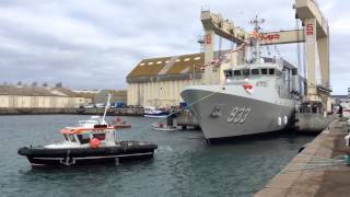 preview picture of video 'Mise à l'eau du Rigel - Ocea - Les Sables d'Olonne 3'