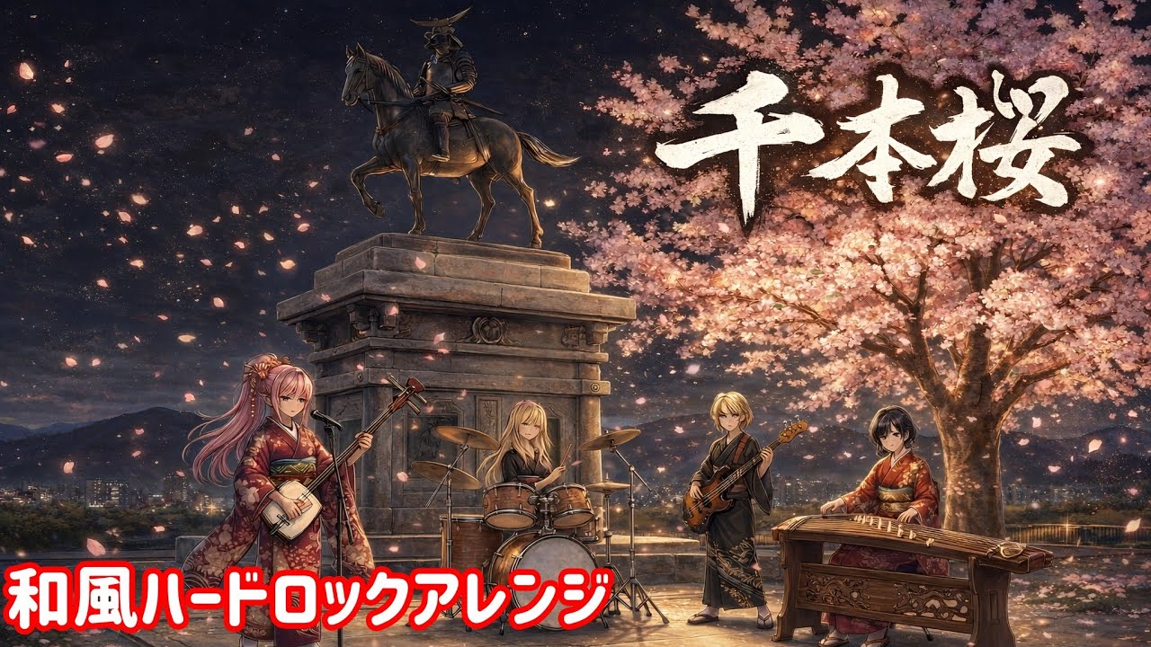 千本桜 - 女性AIが歌ってみた 【和ハードロックアレンジ】