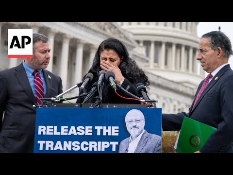 Jamal Khashoggi's widow demands release of call transcript with Trump and Saudi crown prince