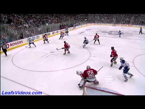Blackhawks @ Maple Leafs - Joey Crabb Scores - 110305